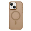 For iPhone 13 Frosted Skin Feel MagSafe Phone Case(Desert Gold)