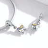 S925 Sterling Silver Cute Alpaca Pendant DIY Bracelet Necklace Accessories