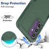 For Samsung Galaxy S24 FE 5G 2 in 1 PC + TPU Phone Case(Dark Green)