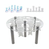 Round Chess Mold Stand Without Silicone Mold(Transparent)