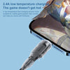 USAMS US-SJ565 8 Pin Fast Charing Data Cable with Light, Length: 1.2m(Green)