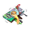 Baby Early Education Three-dimensional Tail Cloth Book Toddler Toy Book Jungle Tail (4 Pages)