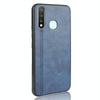 For Vivo Y19 Shockproof Sewing Cow Pattern Skin PC + PU + TPU Case(Blue)