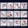 Christmas  Peach Skin Sofa Pillowcase Cartoon Living Room Bedroom Pillowcase Without Pillow Core(Santa Claus 5)