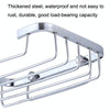 Stainless Steel Wall-Mounted Bathroom Soap Storage Rack(Square)