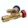 Air Conditioner Fluoridation Safety Valve Refrigerant Filling Connector(Side R22 Bottom R22)