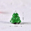 4pcs Christmas Micro Landscape Decorations Resin Craft Gifts Home Decoration Ornaments, Spec: Christmas Tree No.11