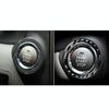 Car Carbon Fiber Start Circle Decorative Sticker for Lexus IS250 300 350C 2006-2012, Left and Right Drive Universal