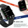 MX7 1.69 inch IPS Touch Screen IP68 Waterproof Smart Watch, Support Sleep Monitoring / Heart Rate Monitoring / Bluetooth Call / Body Temperature Monitoring(Blue)