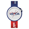 SANDA 3200 Silicone Belt Quartz Sports Watch For Men And Women(Red Blue)