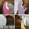 Easter Scene Wooden Decoration Party Decorations Kids Gift Toy