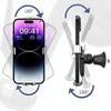 Gravity Navigation Car Air Outlet Triangular Mobile Phone Holder(Golden)