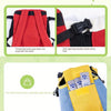 DONO Pet Carrier Backpack, Small (Red/White) - Breathable & Comfortable