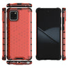 For Galaxy Note 10 Lite Shockproof Honeycomb PC + TPU Protective Case(Red)