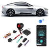 12V Car Alarm System with Remote Central Locking & App Control