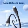 JOYROOM SA29-CL3 30W USB-C/Type-C to 8 Pin Liquid Silicone Fast Charging Data Cable, Length: 1.2m(Black)