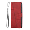 For vivo V40 / V40 Pro / T3 Ultra Stitching Calf Texture Buckle Leather Phone Case(Red)