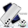 For Samsung Galaxy S24 FE 5G Shockproof Clear Gradient PC + TPU Phone Case(Black)