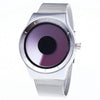 Creative Swirl Design Luminous Watch withouPointer(Purple)
