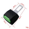 1pair Car Safety Belt Insert Head Limiter With Lock Tongue(Luminous Buckle)