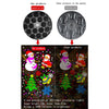4W LED Snowflake Christmas Decoration Projector Light with 16 Patterns, Spec: AU Plug