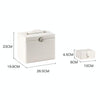 Sp01119 Five-Layer Large-Capacity Leather Jewelry Storage Box(White)