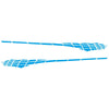 2 PCS/Set D-501 Plaid Pattern Car Modified Decorative Sticker(Blue)