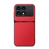For Redmi K70 / Xiaomi Poco F6 Pro Litchi Leather Magnetic Full Coverage Shockproof Phone Case(Red)
