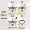 Kacheeg Stainless Steel Alcohol Dry Cooker Single Person Small Stove Boiler, Diameter: 22cm(Pot)
