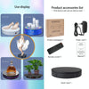 30cm Charging Rotating Display Stand Video Shooting Turntable, Load: 100kg, Power Plug:AU Plug(White)