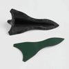 10 PCS Universal Car Carbon Fiber Shark Fin Diffuser Vortex Generator Roof Spoiler