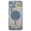 iPhone 14 Plus Glass Back Cover with Ring Holder - Red