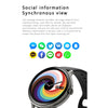 Q71 Pro 1.28 inch TFT Screen Steel Strap Smart Watch, Support Bluetooth Call / Menstrual Cycle Reminder(Black)