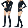 SLINX 1832 2 in 1 2mm Neoprene Super Elastic Warm One-piece Bikini Quick-drying Wetsuit for Women, with Warm Diving Stocking, Size: S