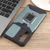 For Samsung Galaxy A16 5G / 4G Camera Shield Card Slot PC Hybrid TPU Phone Case(Dark Green)