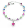 Fashion 12 Constellation Crystal Bracelets Gold-plated Anti-allergy Bracelet Jewelry(Colour)