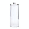Transparent Heightened Round Plastic Cosmetic Box Cotton Pads Storage Box