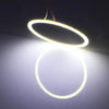 90mm 5W 180LM Angel Eyes Circles Car Headlight White Light COB LED Lights for Vehicles, DC 12-24V