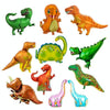 2 PCS Dinosaur Modeling Aluminum Foil Balloon Children Birthday Decoration Party Supplies Toy, Size:Large, Style:Raptor