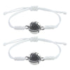 2pcs Hand-Woven Adjustable Alloy Baseball Football Basketball Volleyball Bracelet(6)