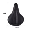 FMFXTR Mountain Bicycle Cushion Saddle Soft Wide Comfortable Spring Seat Cushion(Black)