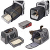 Portable Foldable Cat Litter Box 24x40cm Travel Bag with Scoop