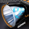 LED Night Fishing Charge Head Light Outdoor Camping Fishing Miner Light Searchlight Head-Mounted Flashlight With Charge Display, Colour: 32 Lamp Beads Yellow Light