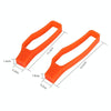 ENLEE E-6435469 1pair Bicycle Chain Guard Mountain Road Bike Chapter Protector(Orange)