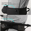 Close-fitting Sports Waist Bag Lightweight Marathon Running Belt, Size: XL(Black)