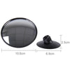 3R-098 Car Blind Spot Rear View Wide Angle Mirror, Diameter: 9.8cm(Black)