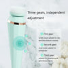 Multi-Functional Facial Cleansing Machine Beauty Massage Silicone Facial Cleansing Machine(Green)
