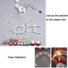 Christmas Decoration Lights USB Ring Doll 10 in 1 String Lights(Reindeer)