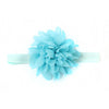 Baby Girl Elastic Hairband Children Hair Wear Flower Headband(Blue)