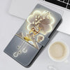 For Samsung Galaxy S24 5G Crystal Texture Colored Drawing Leather Phone Case(Sika Deer)